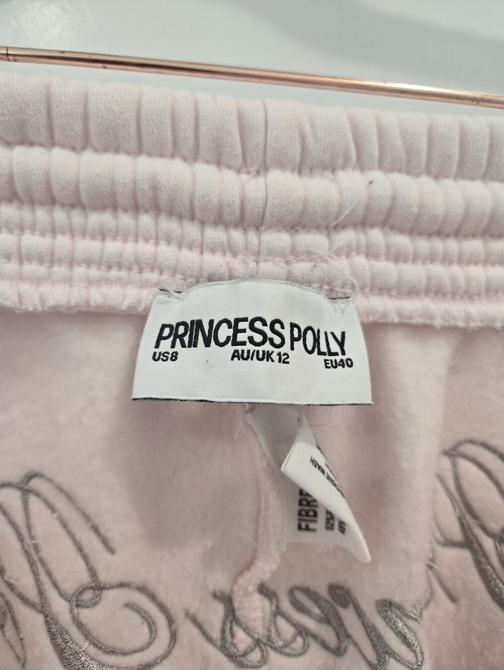 Princess Polly Light Pink Sweatshirt & Joggers Set NWOT - Picture 12 of 16